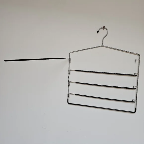 Chrome Metal 5-Tier Swing-Arm Hanger - Picture 4 of 5